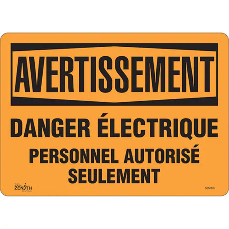 "Danger lectrique" Sign - SGM398