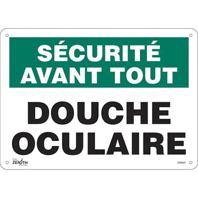 "Douche Oculaire" Sign - SGM480
