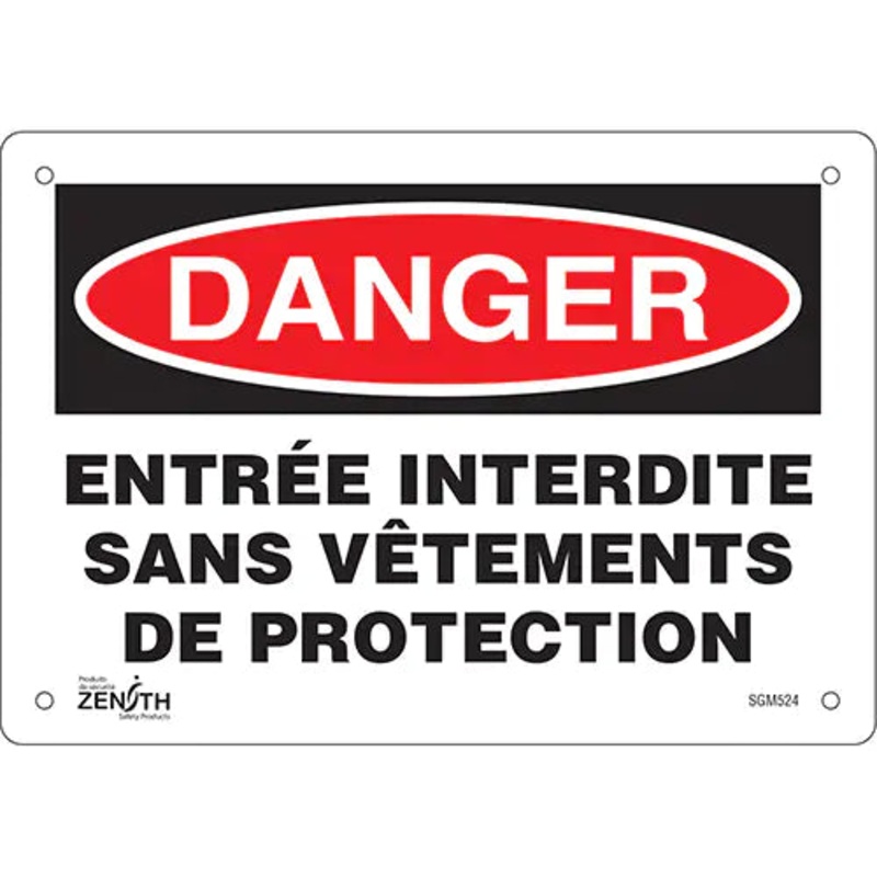 "Entre Interdite" Sign - SGM524