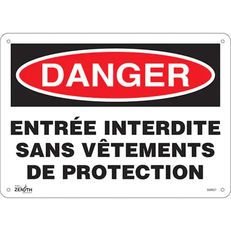 "Entre Interdite" Sign - SGM527