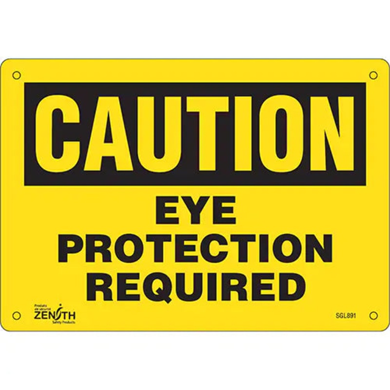 "Eye Protection Required" Sign - SGL891