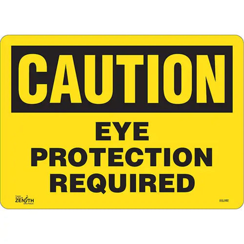 "Eye Protection Required" Sign - SGL892