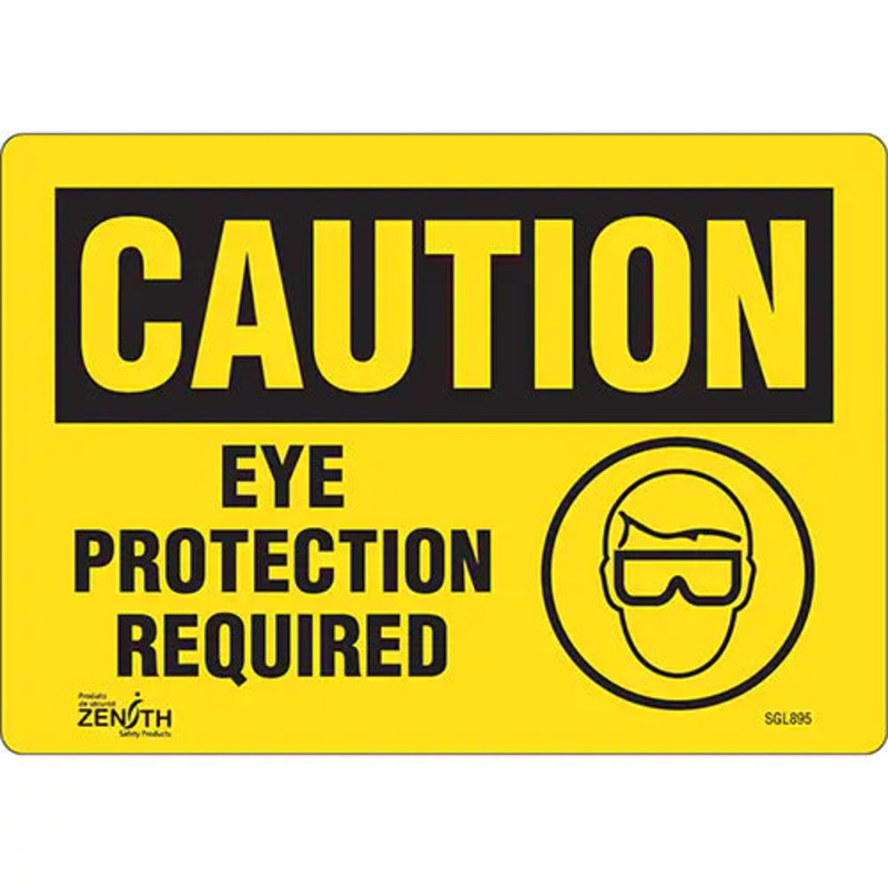 "Eye Protection Required" Sign - SGL895