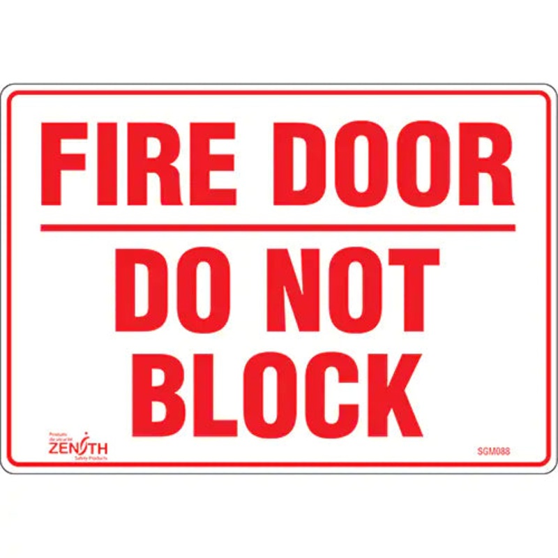 "Fire Door" Sign - SGM088
