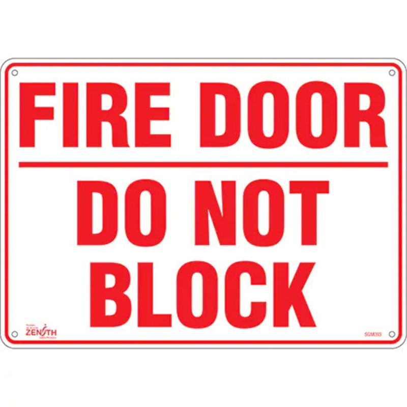 "Fire Door" Sign - SGM093