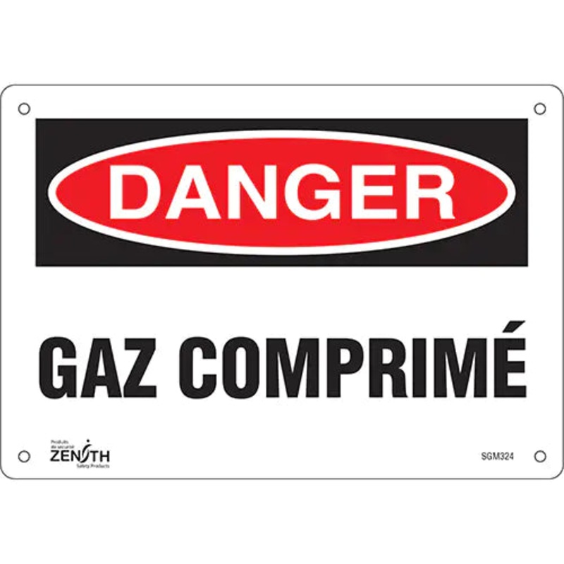 "Gaz Comprim" Sign - SGM324