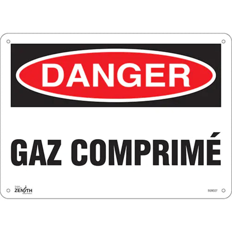 "Gaz Comprim" Sign - SGM327