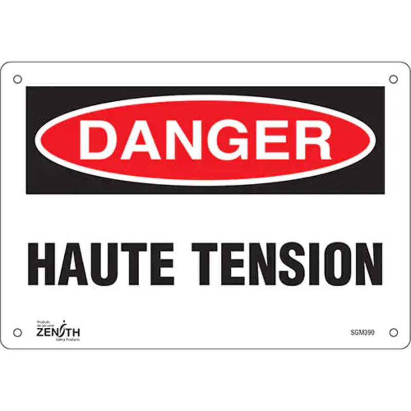 "Haute Tension" Sign - SGM390