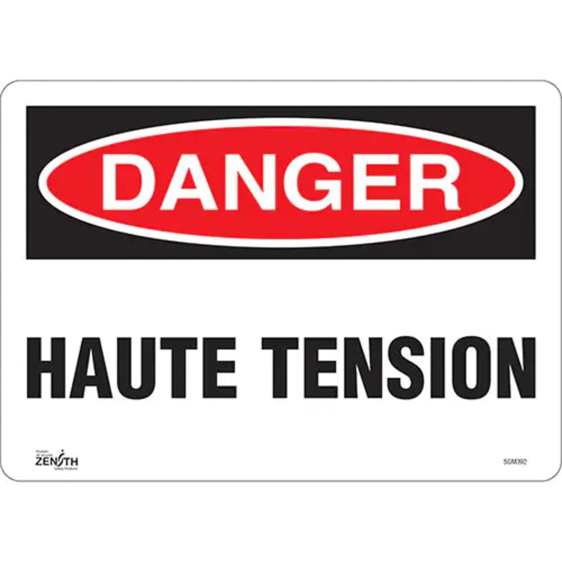 "Haute Tension" Sign - SGM392