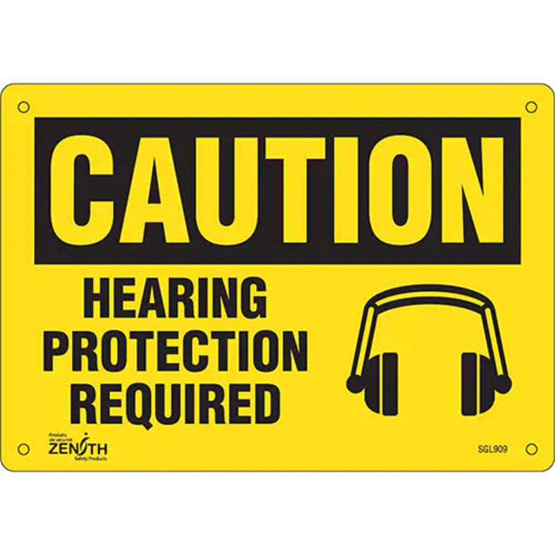 "Hearing Protection Required" Sign - SGL909
