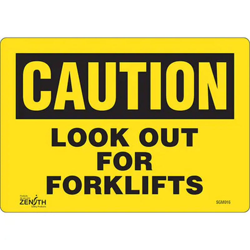"Look Out For Forklifts" Sign - SGM016
