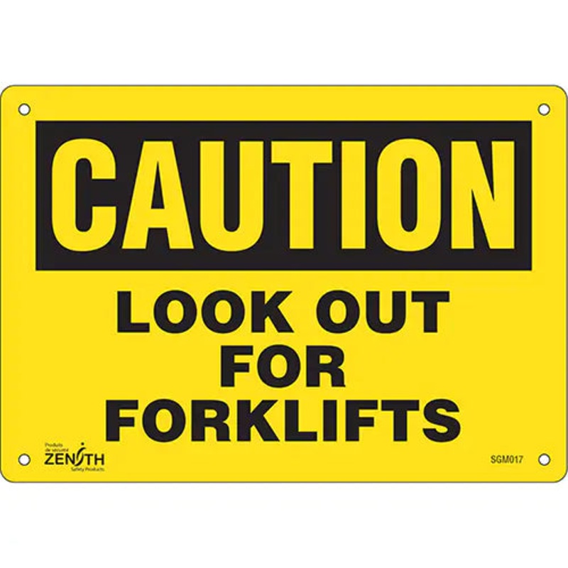 "Look Out For Forklifts" Sign - SGM017