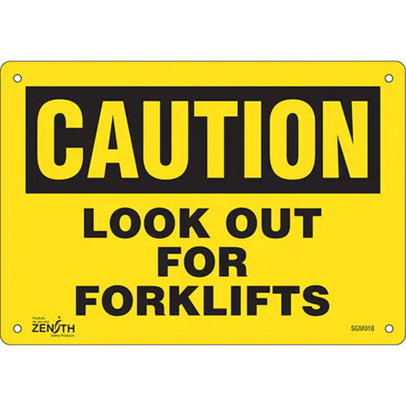"Look Out For Forklifts" Sign - SGM018