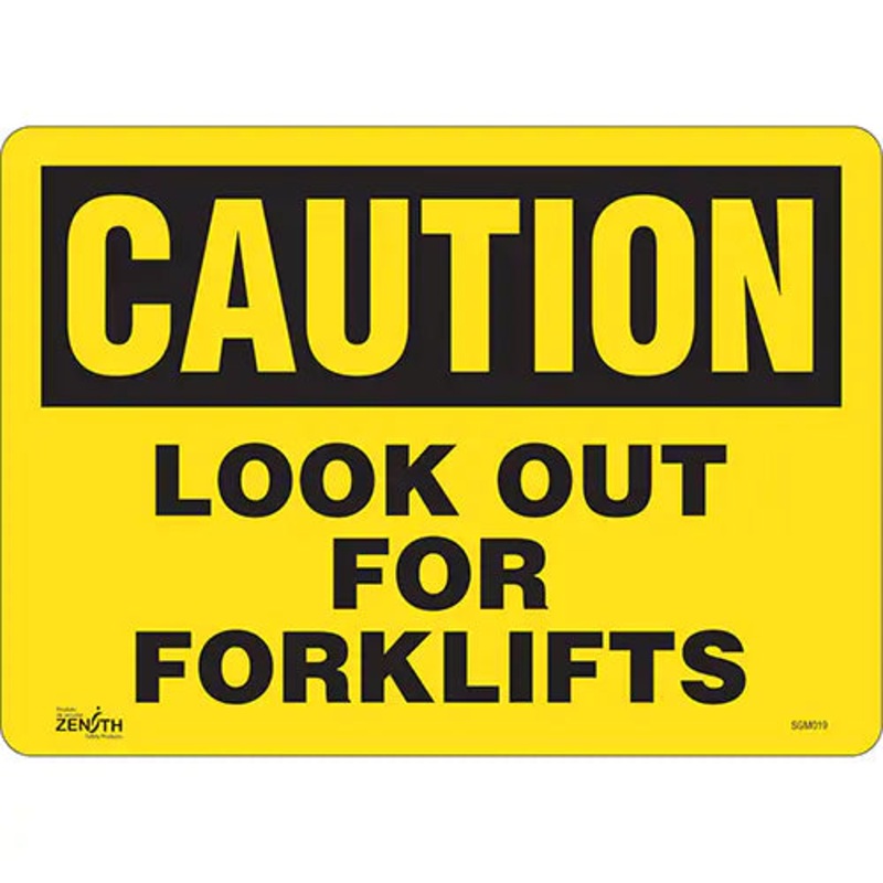 "Look Out For Forklifts" Sign - SGM019