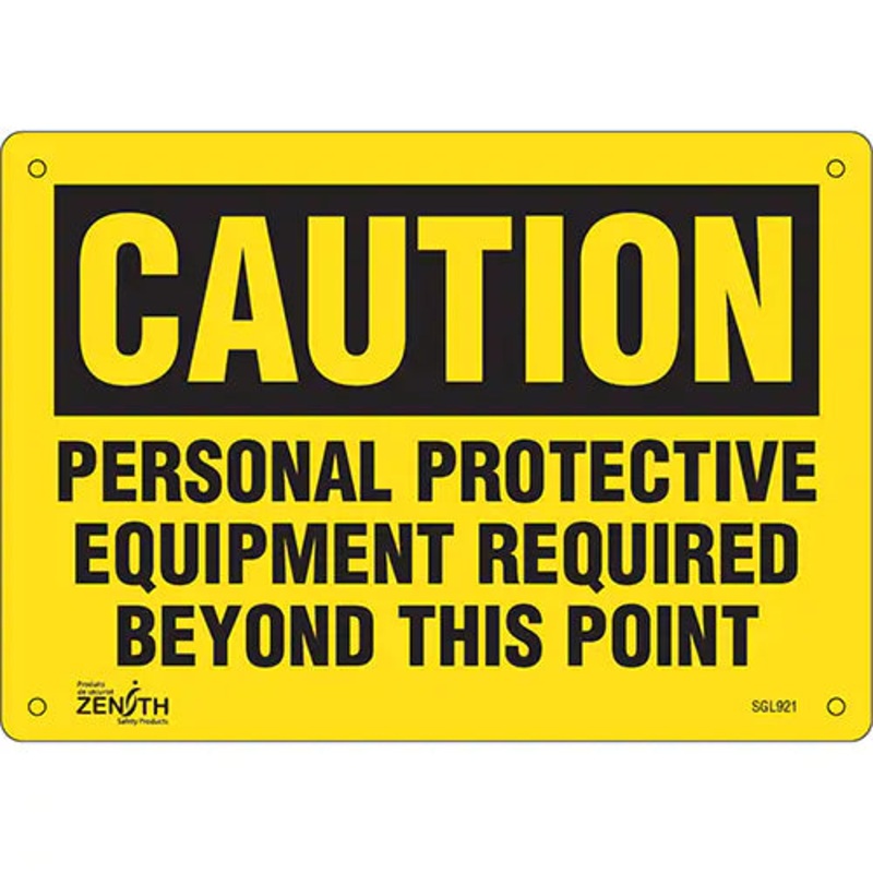"Personal Protective Equipment Required" Sign - SGL921