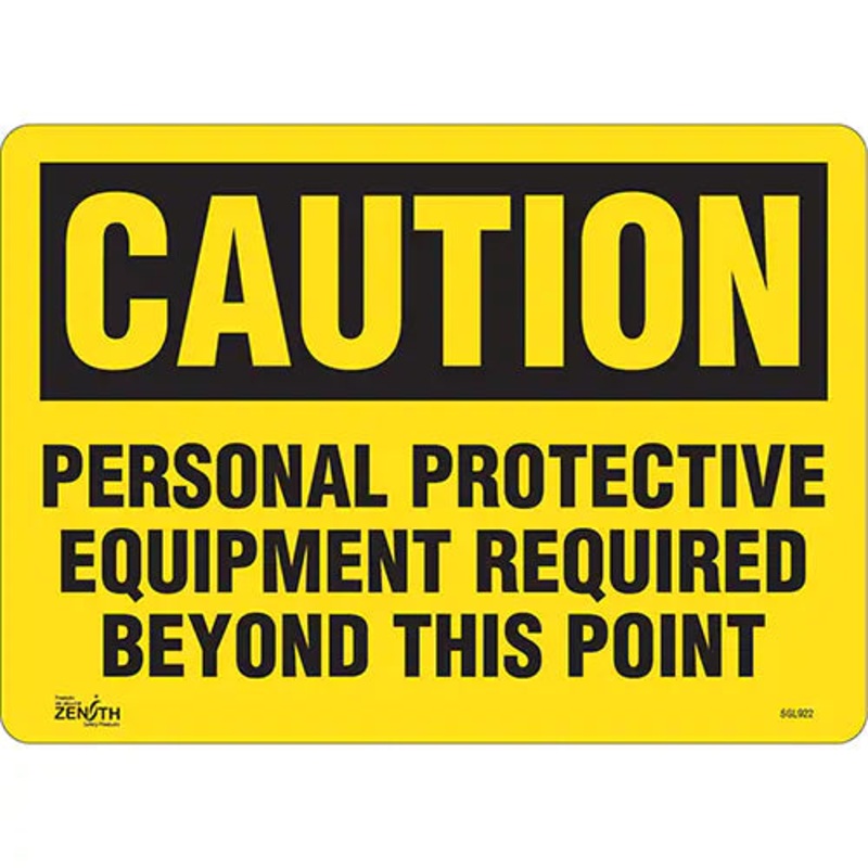 "Personal Protective Equipment Required" Sign - SGL922