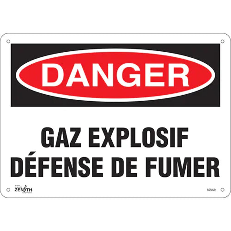 "Dfense De Fumer" Sign - SGM581