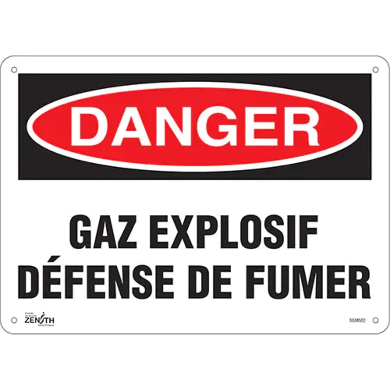 "Dfense De Fumer" Sign - SGM582