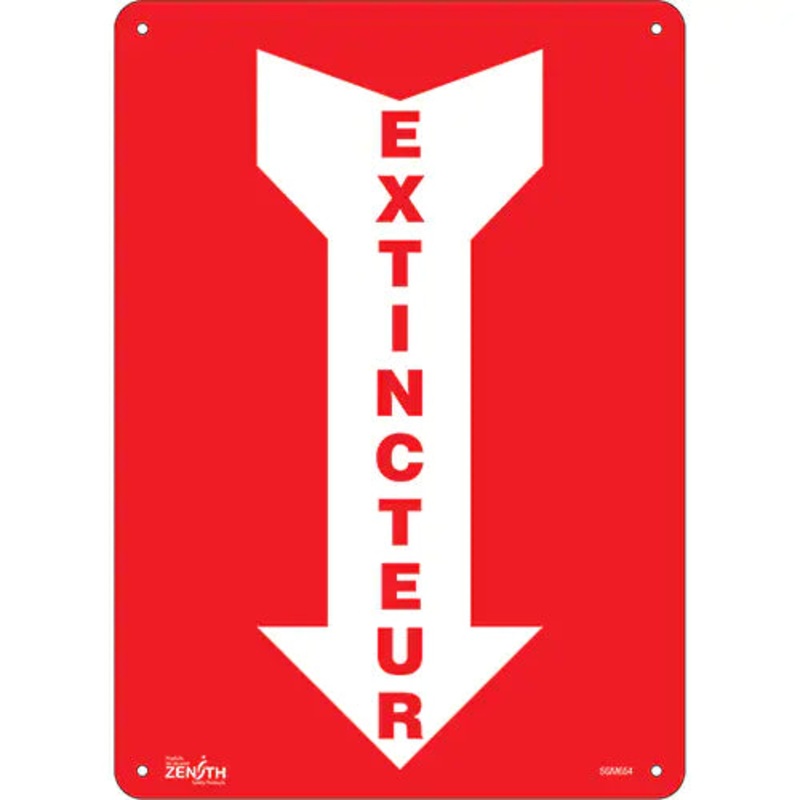 "Extincteur" Arrow Sign - SGM654