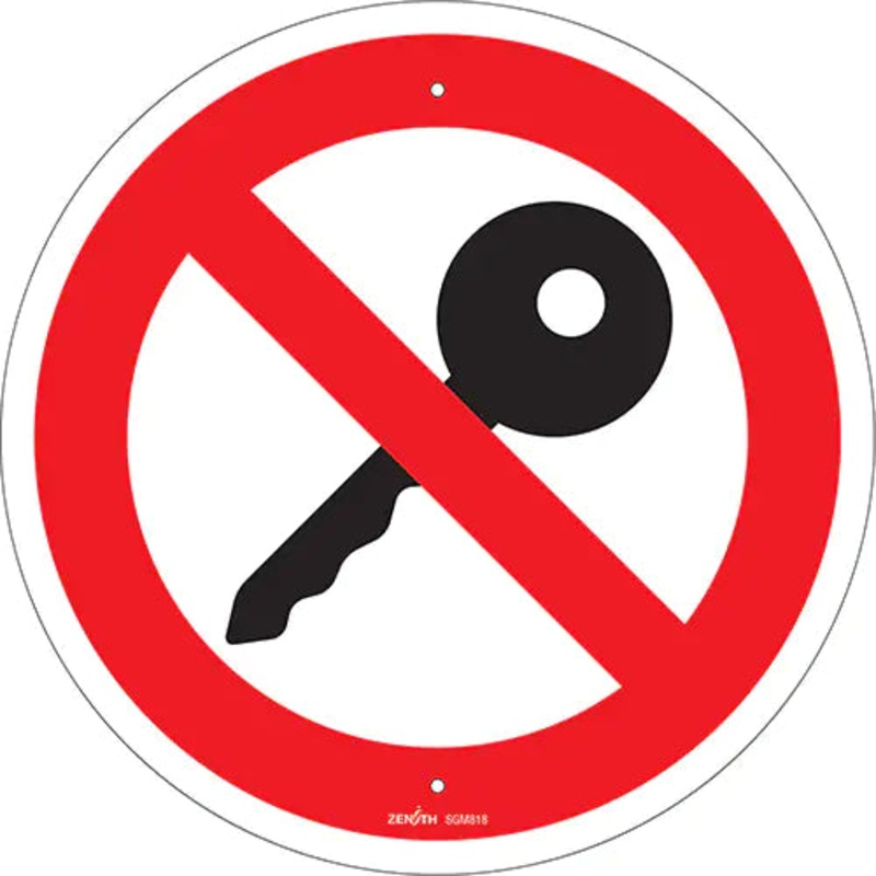 Turn Off Engine CSA Safety Sign - SGM818