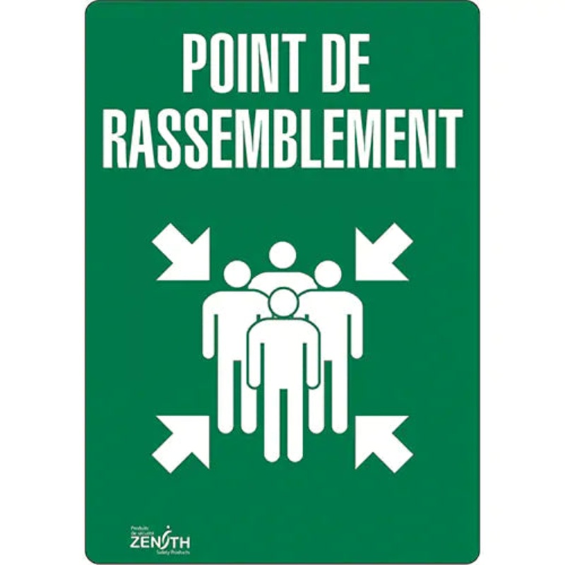 "Point de rassemblement" Sign - SGP180