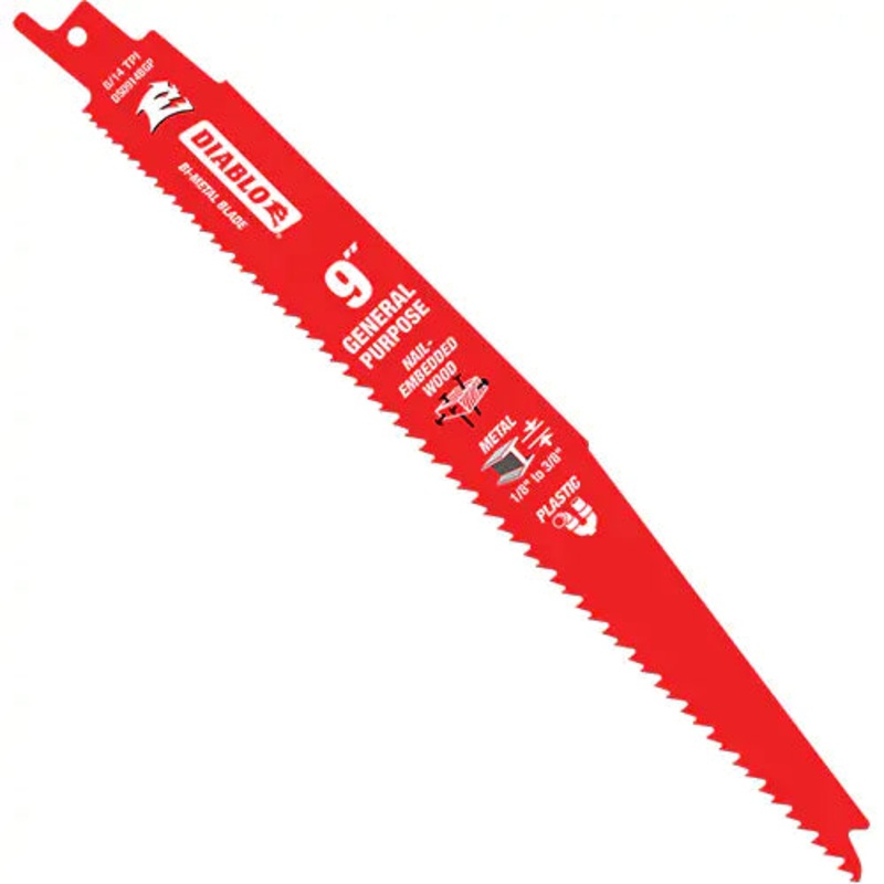 General-Purpose Reciprocating Saw Blade - DS0914BGPC