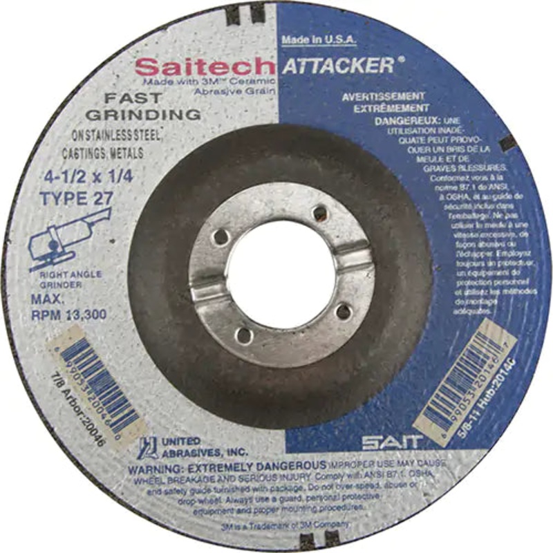 Saitech Attacker Fast Grinding Wheel 7/8" - 20046
