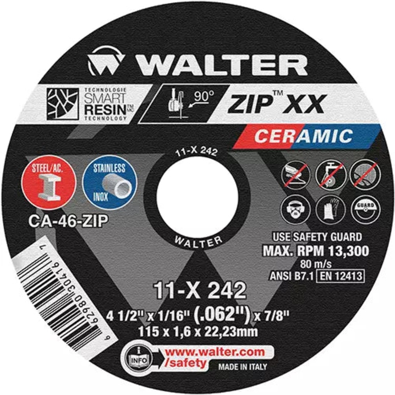 Zip XX Ceramic Cut-Off Wheel 7/8" - 11X242