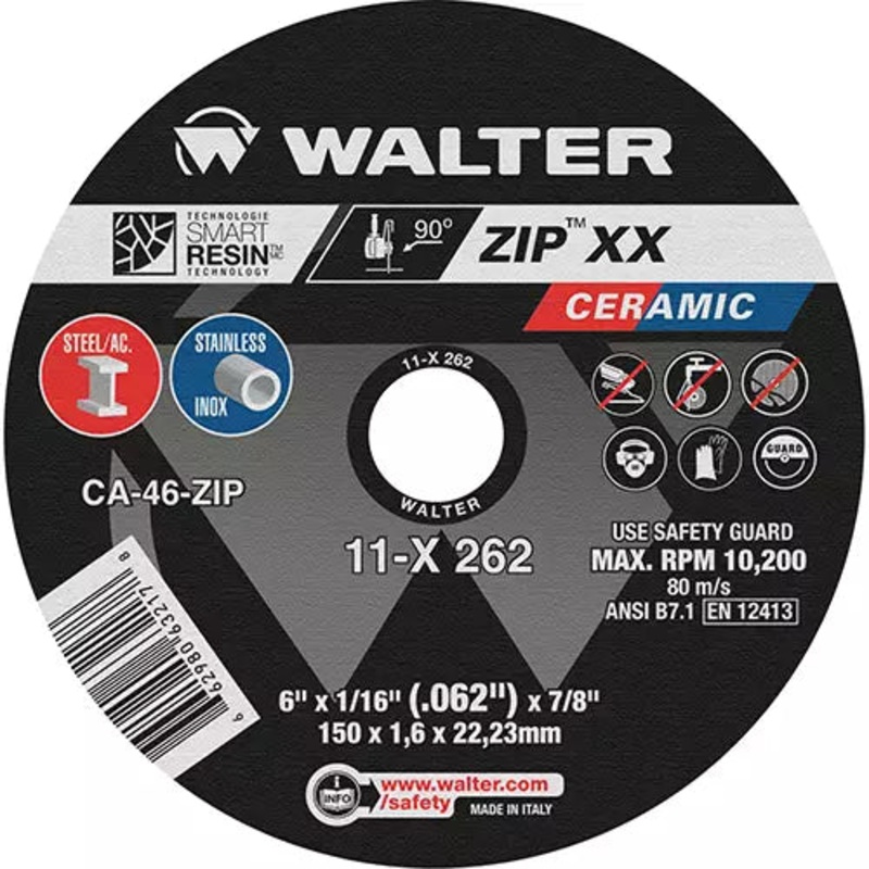 Zip XX Ceramic Cut-Off Wheel 7/8" - 11X262