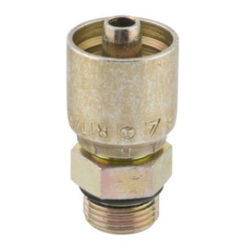 Continental Hydraulic (510) 20883122 Perma-Crimp Fittings / 10 Pack - B2-OBM-0404 Fitting- O-Ring Boss Straight Thread (SAE J514) Male