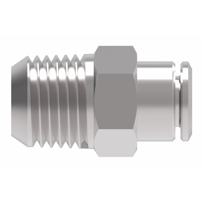 WHD (129) 1168X2X4 PUSH>CONN 1/8 TUBE X 1/4 MALE NPT