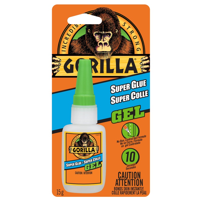 Gorilla Glue 112441 Gorilla Super Glue Gel, 15g