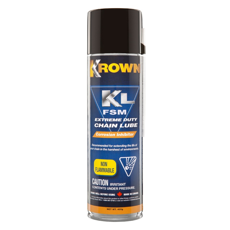 Krown 63400 KROWN KLFSM EXTREME DUTY CHAIN LUBE/Corrosion Inhibitor - Aerosol Spray Can - 400G