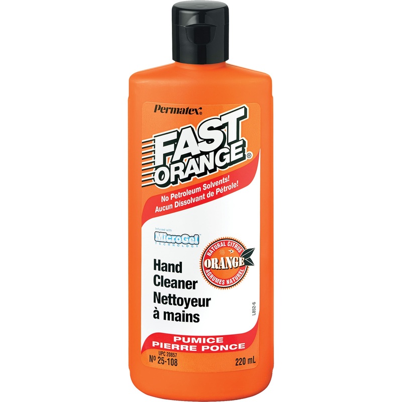 Permatex 25102 PERMATEX FAST ORANGE PUMICE LOTION HAND CLEANER 220ML BOTTLE.
