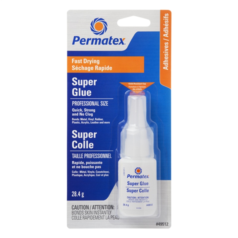 Permatex 49512 PERMATEX ULTRA BOND INSTANT ADHESIVE 28G CARDED BOTTLE