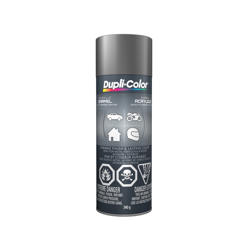 Sherwin Williams CDA1684 Dupli-Color Acrylic Enamel, Chrome Aluminum, 340 g