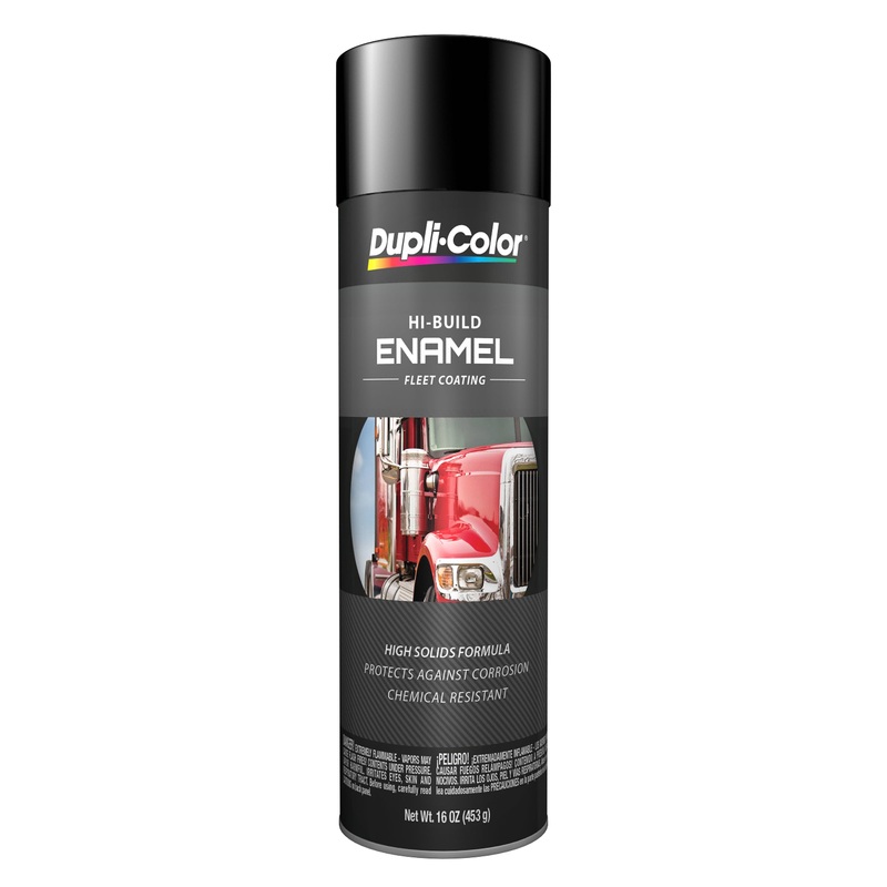 Sherwin Williams CHB101 Dupli-Color Hi-Build Fleet Coating, Gloss, Black, 439 g