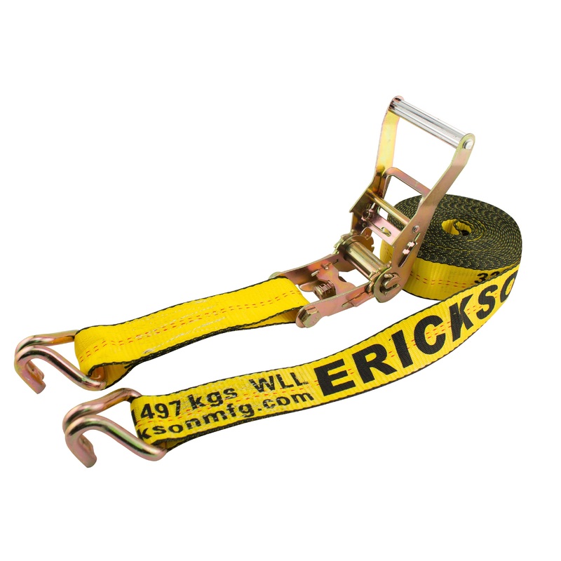 Erickson 78627 2" x 27' RATCHET STRAP 10,000 LB. W/ J HKS