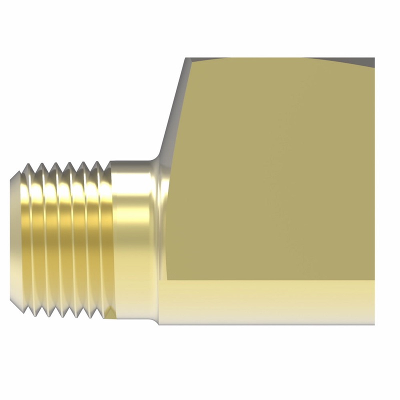 WHD 3400X2 BRASS PIPE 90 STREET ELBOW 1/8 FXM NPT