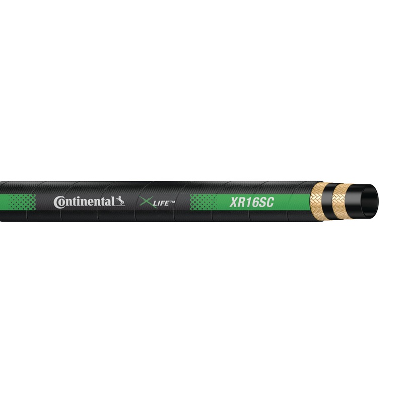 Continental Hydraulic XR16SC-04X50BX XR16SC 1/4" 100R16/2SC Extended Life Hose 50 FT