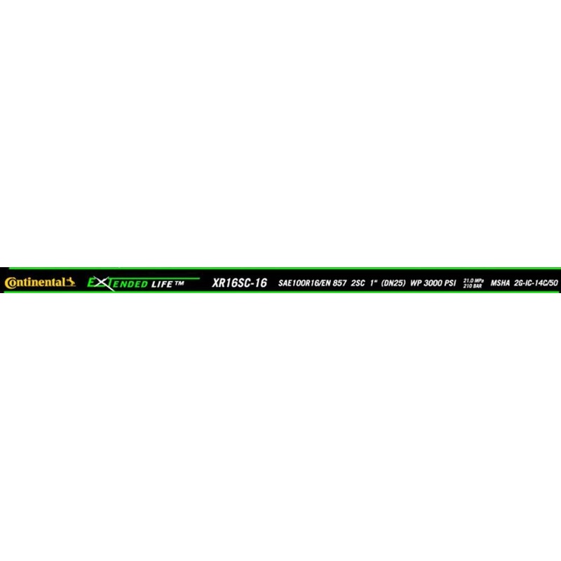 Continental Hydraulic XR16SC-16X200CL XR16SC-16X200CL X-LIFE 100R16SC 857 2SC High Pressure Hose.