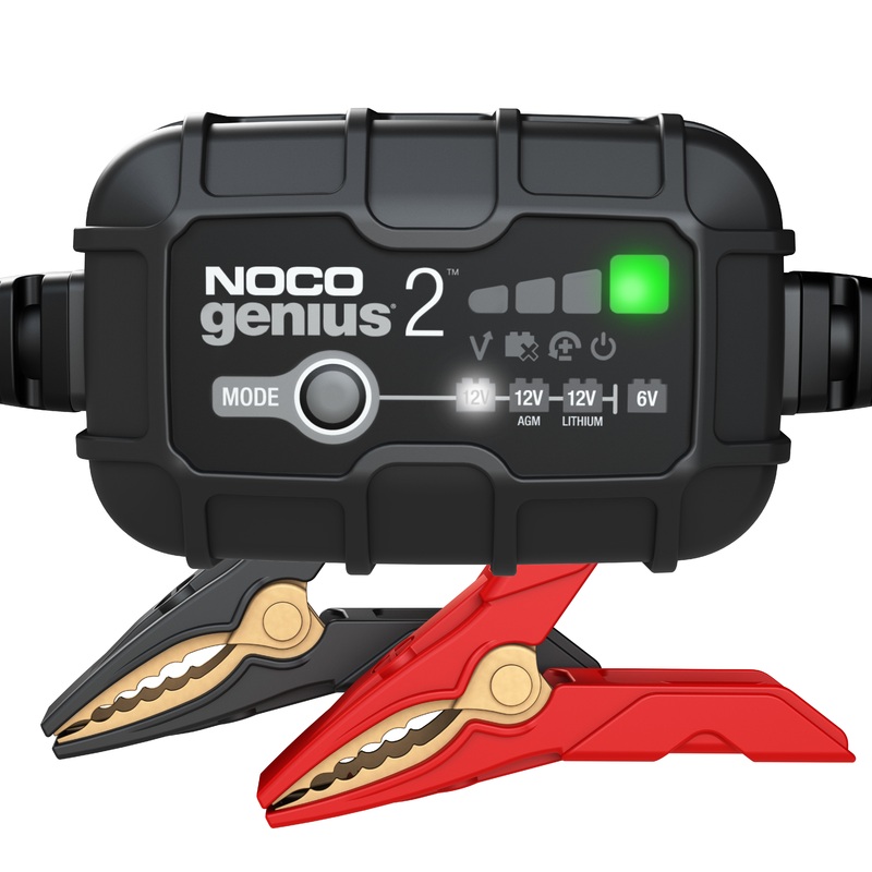 NOCO GENIUS2 2-Amp Smart Battery Charger - 6V/12V