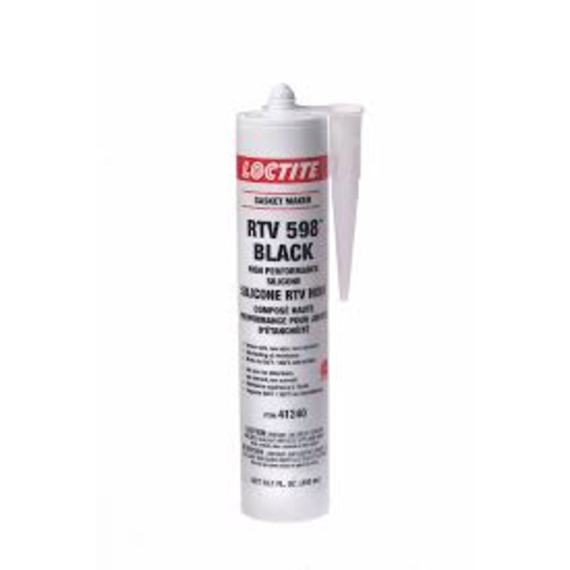 Loctite 866848 (41240) SI 598 RTV BLACK SILICONE-HIGH PERFORMANCE 300 ML CARTRIDGE.