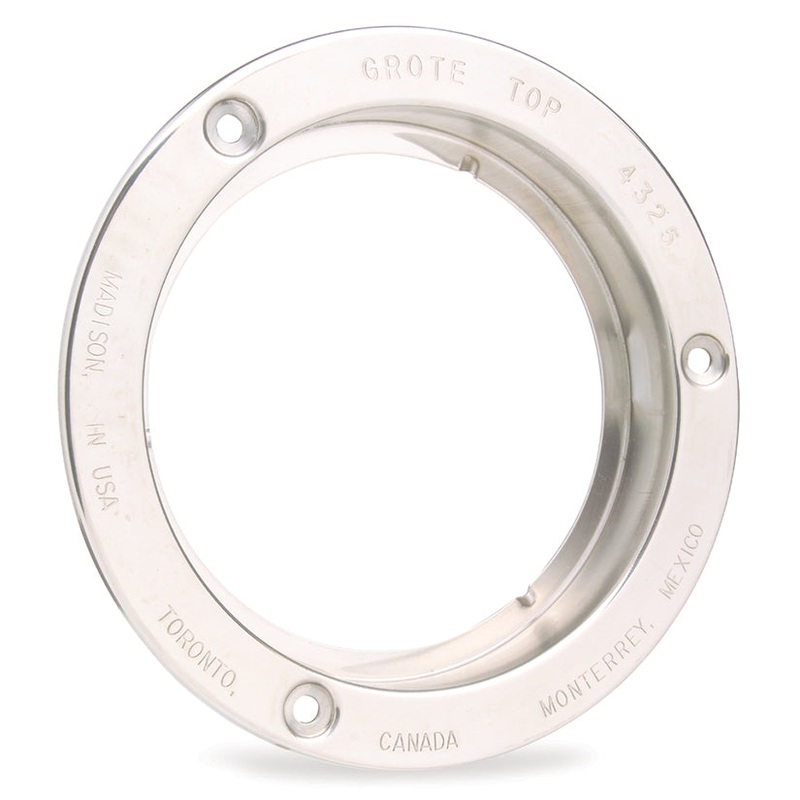 Grote 43253 Theft-Resistant Flange For 4" Round Lights
