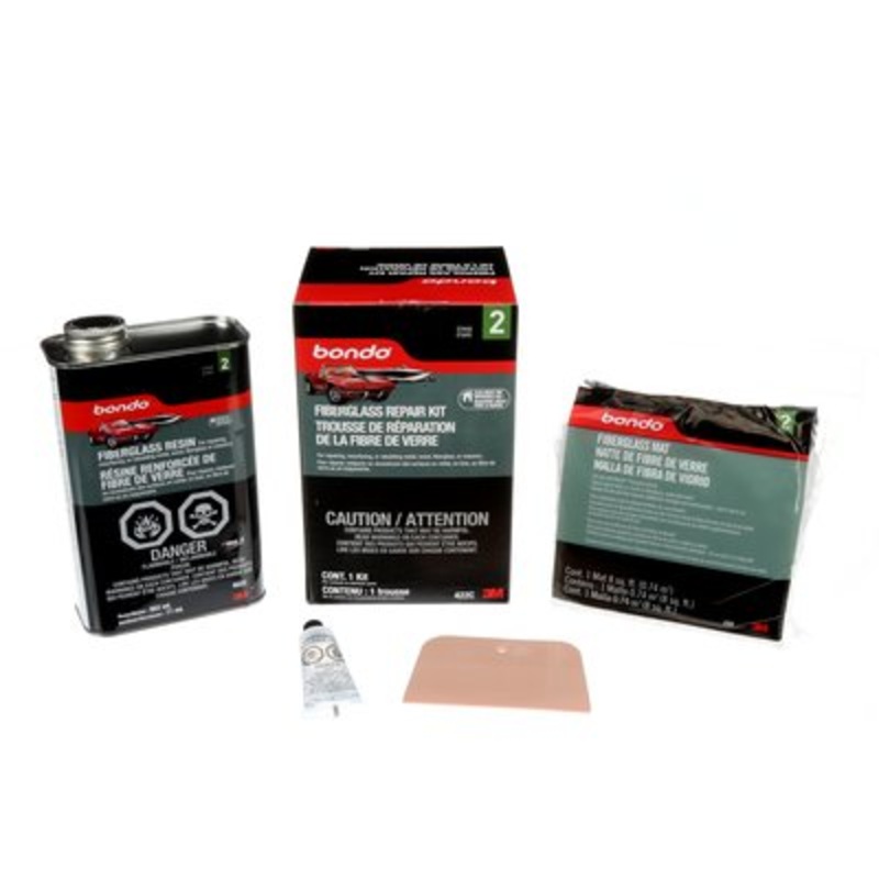 3M 422C Bondo Fibreglass Resin Repair Kit, 422C, 3M Stock No. 7100054071