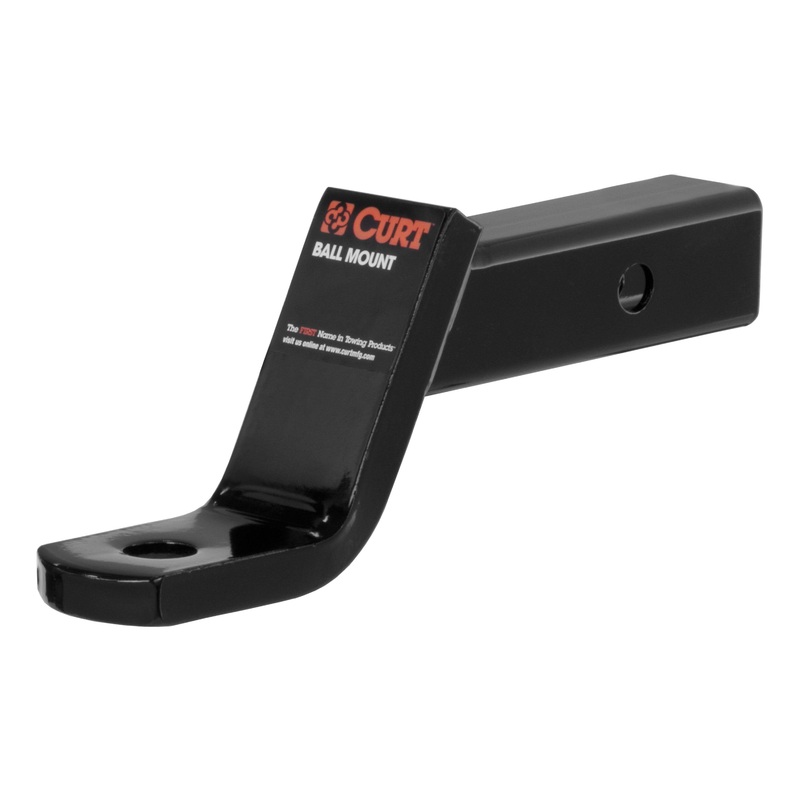 Curt 45050 Class 3 Ball Mount (2" Shank, 7,500 lbs., 4" Drop, 8-1/4" Long)