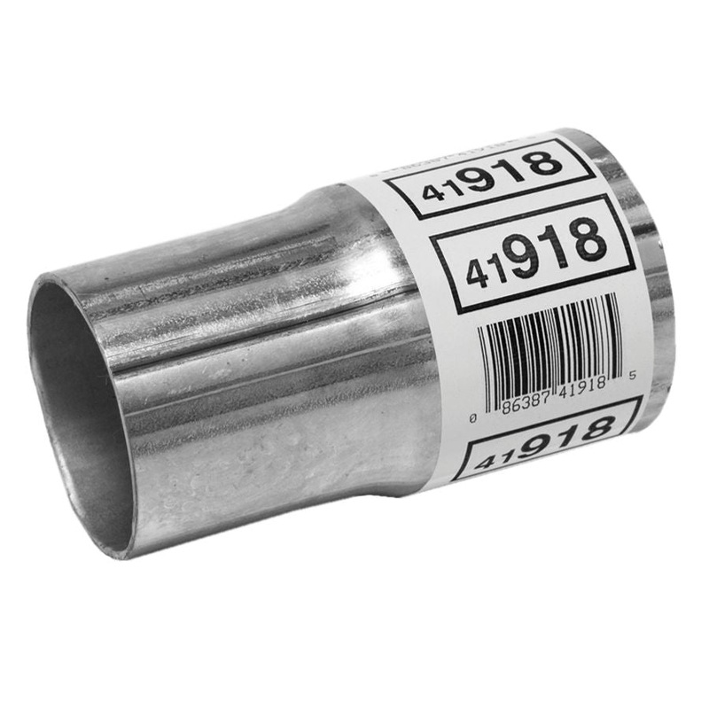 Walker (670) 41918 Walker Heavy Duty Reducer. O.D: 2 1/2", O.D: 2 1/4", Length: 4 1/2". Reduces I.D pipe and or tubing of different sizes.