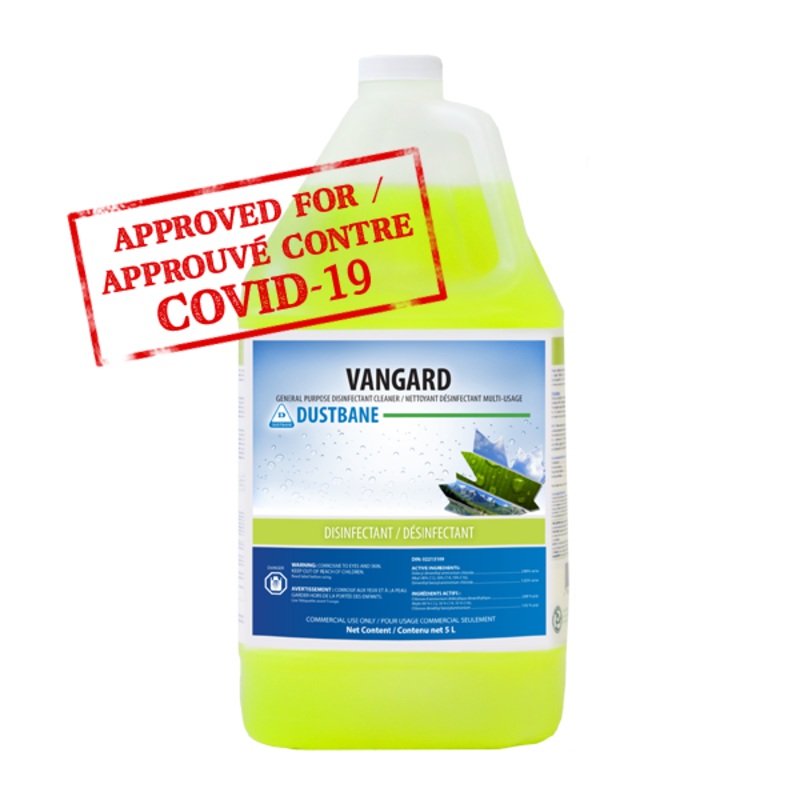 Dustbane 53023 Vangard General Purpose Disinfectant Cleaner, 5L