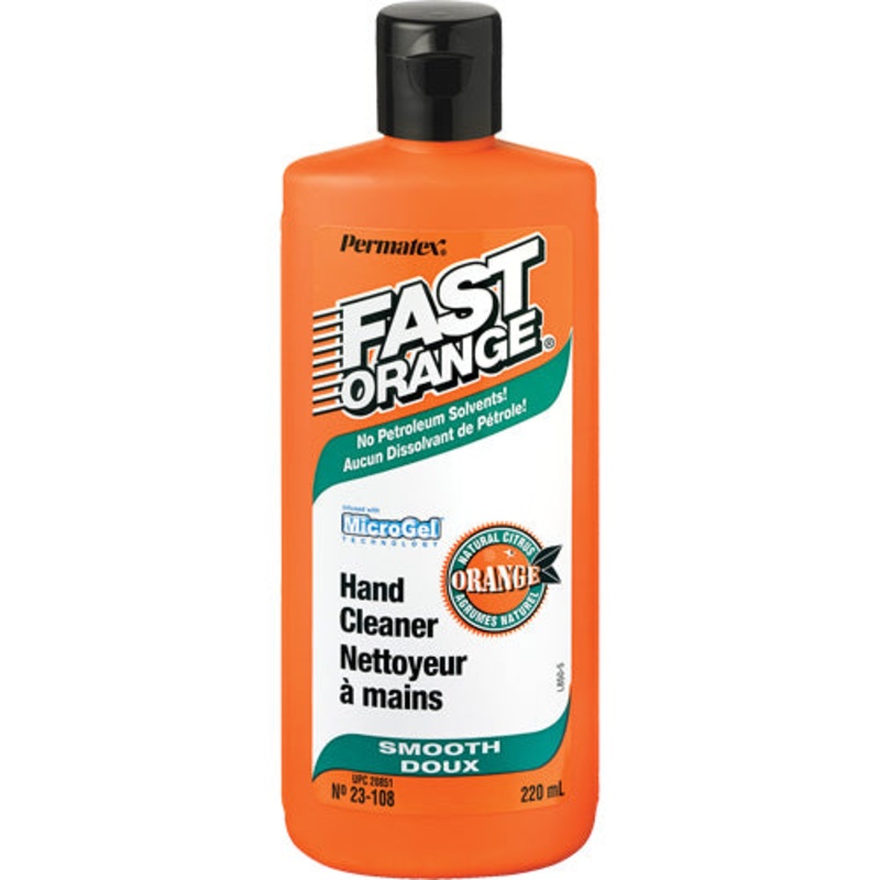 Permatex 23102 PERMATEX FAST ORANGE SMOOTH LOTION HAND CLEANER 220ML BOTTLE.