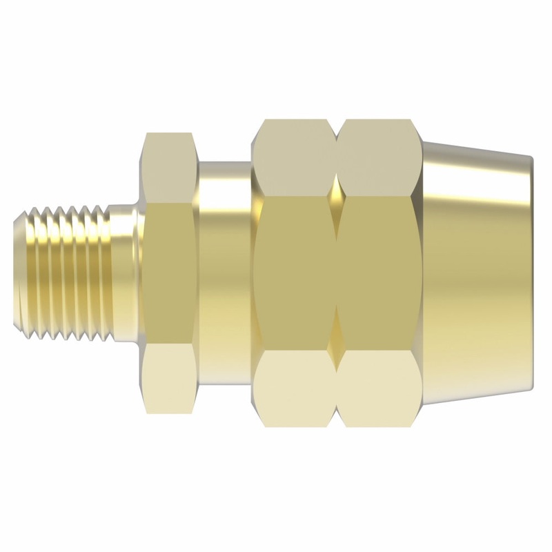 WHD 33806B-Y26 AIR BRAKE 3/8 HOSE END X3/8NPT